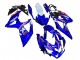 2008-2010 Suzuki GSXR 600 / GSXR 750 Motorcycle Fairings - White Blue Pink Ecstar Motul Australia
