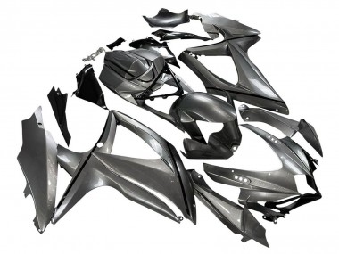 2008-2010 Suzuki GSXR 600 / GSXR 750 Motorcycle Fairings - Matte Grey Black Australia