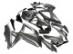 2008-2010 Suzuki GSXR 600 / GSXR 750 Motorcycle Fairings - Matte Grey Black Australia