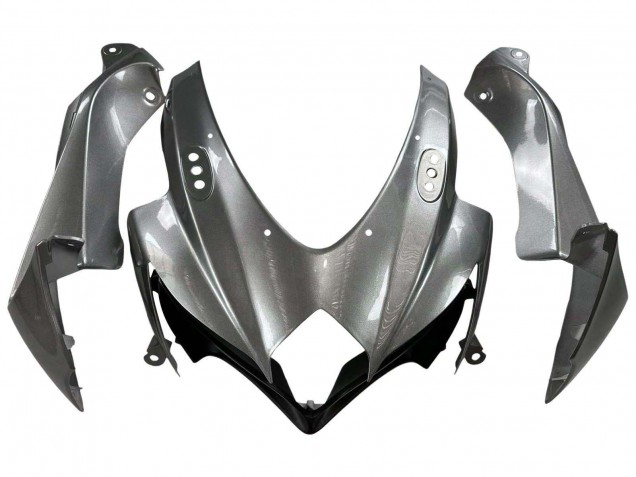2008-2010 Suzuki GSXR 600 / GSXR 750 Motorcycle Fairings - Matte Grey Black Australia