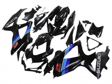 2008-2010 Suzuki GSXR 600 / GSXR 750 Motorcycle Fairings - Glossy Black Blue Australia