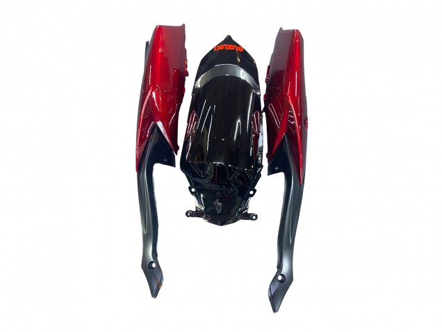 2008-2010 Suzuki GSXR 600 / GSXR 750 Motorcycle Fairing - Red Glossy Black Australia