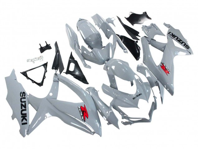 2008-2010 Suzuki GSXR 600 / GSXR 750 Motorcycle Fairings - Glossy Grey Australia
