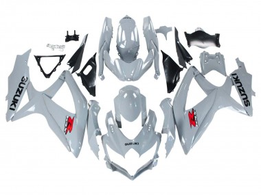 2008-2010 Suzuki GSXR 600 / GSXR 750 Motorcycle Fairings - Glossy Grey Australia