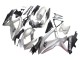 2008-2010 Suzuki GSXR 600 / GSXR 750 Motorcycle Fairings - Silver Matte Black Australia