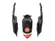2008-2010 Suzuki GSXR 600 / GSXR 750 Motorcycle Fairings - Glossy Black Red White Motul Lucky Strike Australia