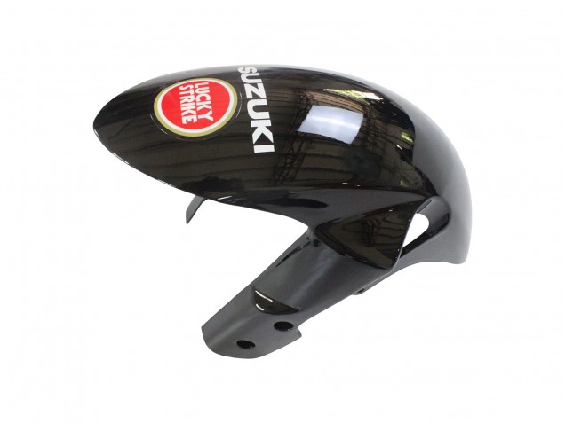 2008-2010 Suzuki GSXR 600 / GSXR 750 Motorcycle Fairings - Glossy Black Red White Motul Lucky Strike Australia