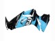 2011-2024 Suzuki GSXR 600 / GSXR 750 Motorcycle Fairings - Glossy Black Light Blue Australia