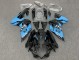 2011-2024 Suzuki GSXR 600 / GSXR 750 Motorcycle Fairings - Glossy Black Light Blue Australia