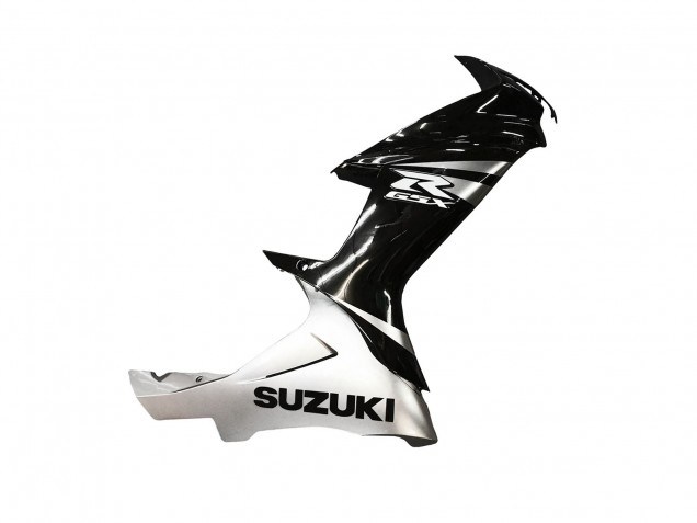 2011-2024 Suzuki GSXR 600 / GSXR 750 Motorcycle Fairing - Glossy Black Silver Australia