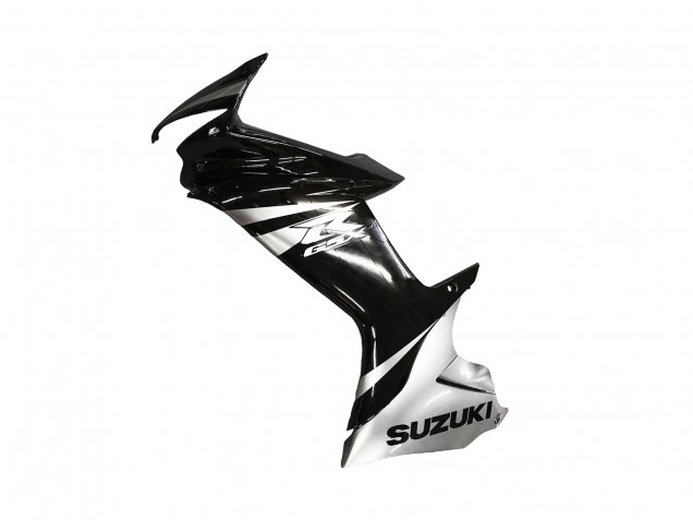2011-2024 Suzuki GSXR 600 / GSXR 750 Motorcycle Fairing - Glossy Black Silver Australia