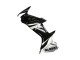 2011-2024 Suzuki GSXR 600 / GSXR 750 Motorcycle Fairing - Glossy Black Silver Australia