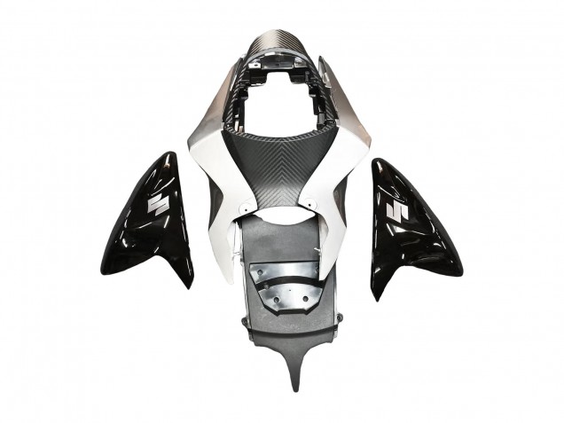 2011-2024 Suzuki GSXR 600 / GSXR 750 Motorcycle Fairing - Glossy Black Silver Australia