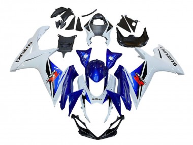 2011-2024 Suzuki GSXR 600 / GSXR 750 Motorcycle Fairing - White Blue Red Australia