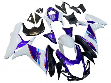 2011-2024 Suzuki GSXR 600 / GSXR 750 Motorcycle Fairings - Blue Purple White Australia