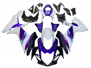 2011-2024 Suzuki GSXR 600 / GSXR 750 Motorcycle Fairings - Blue Purple White Australia