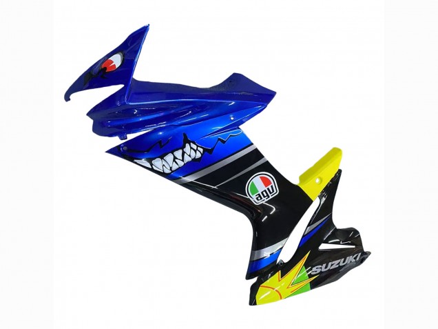 2011-2024 Suzuki GSXR 600 / GSXR 750 Motorcycle Fairings - Blue Yellow Australia