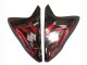 2011-2024 Suzuki GSXR 600 / GSXR 750 Motorcycle Fairings - Glossy Black Red Flame Australia