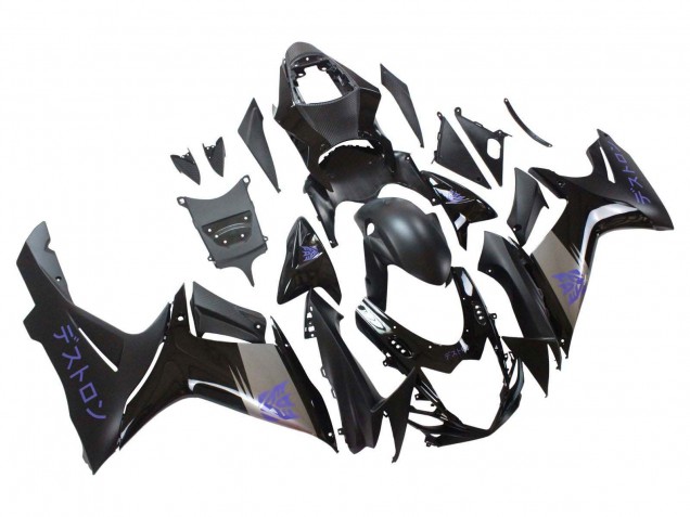 2011-2024 Suzuki GSXR 600 / GSXR 750 Motorcycle Fairings - Matte Black Grey Purple Australia