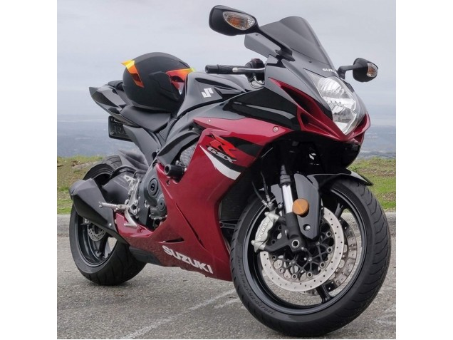 2011-2024 Suzuki GSXR 600 / GSXR 750 Bike Fairings - Red Glossy Black Australia