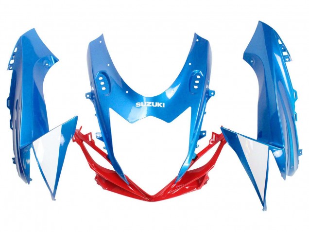 2011-2024 Suzuki GSXR 600 / GSXR 750 Motorcycle Fairings - Blue White Red Australia