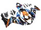 2011-2024 Suzuki GSXR 600 / GSXR 750 Motorcycle Fairings - Light Blue Orange Black White Shark 46 Australia
