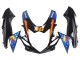 2011-2024 Suzuki GSXR 600 / GSXR 750 Motorcycle Fairings - Light Blue Orange Black White Shark 46 Australia
