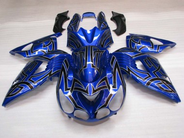 2011-2024 Suzuki GSXR 600 / GSXR 750 Motorcycle Fairings - Blue Black Australia
