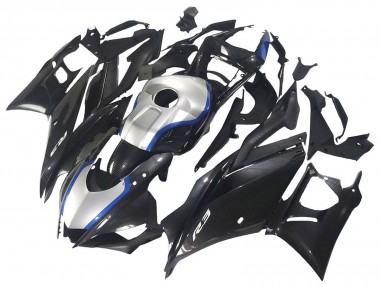 2022-2024 Yamaha YZF R3/R25 Motorcycle Fairings - Black Carbon Fiber Style Silver Blue Australia