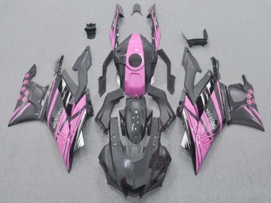 2022-2024 Yamaha YZF R3/R25 Motorcycle Fairings - Pink Black Monster Australia