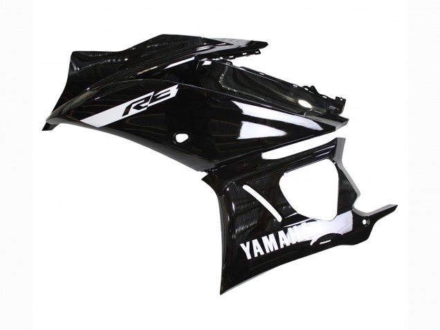 2022-2024 Yamaha YZF R3/R25 Motorcycle Fairings - Glossy Black Australia