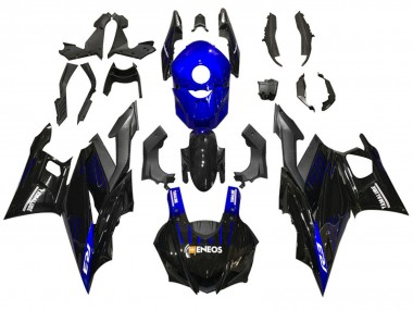 2022-2024 Yamaha YZF R3/R25 Motorcycle Fairings - Blue Black ENEOS Yamalube Australia
