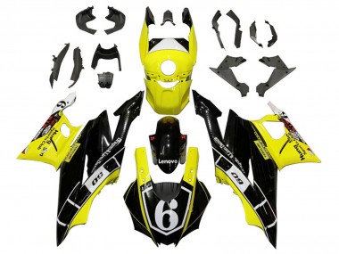 2022-2024 Yamaha YZF R3/R25 Motorcycle Fairings - Yellow White Black Lenovo 6 Australia