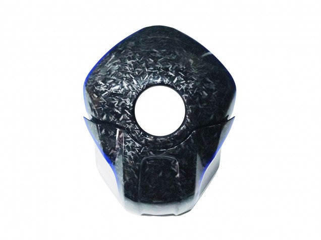 2022-2024 Yamaha YZF R3/R25 Motorcycle Fairings - Marble Black Silver Blue Forged Carbon Fiber Style Australia