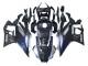 2022-2024 Yamaha YZF R3/R25 Motorcycle Fairings - Marble Black Silver Blue Forged Carbon Fiber Style Australia