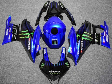 2022-2024 Yamaha YZF R3/R25 Motorcycle Fairings - Blue Green Black Monster ENEOS Yamalube Australia