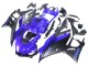 2022-2024 Yamaha YZF R3/R25 Motorcycle Fairing - Blue Matte Black Australia