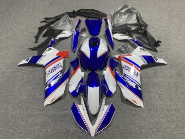 2022-2024 Yamaha YZF R3/R25 Motorcycle Fairings - Blue White Red Semakin Didepan Australia
