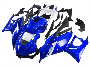 2022-2024 Yamaha YZF R3/R25 Motorcycle Fairings - Blue White Matte Black Australia