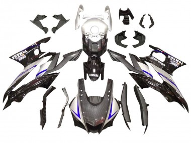 2022-2024 Yamaha YZF R3/R25 Motorcycle Fairing Kits - Silver Blue Black Carbon Fiber Style Australia