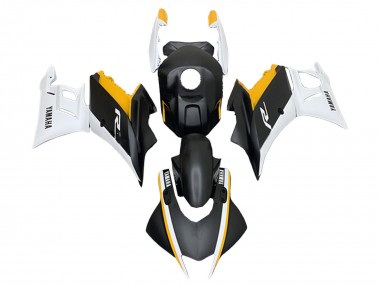 2022-2024 Yamaha YZF R3/R25 Motorcycle Fairings - White Yellow Matte Black Australia