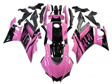 2022-2024 Yamaha YZF R3/R25 Motorcycle Fairings - Pink Glossy Black Monster Australia