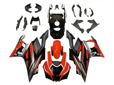 2022-2024 Yamaha YZF R3/R25 Motorcycle Fairings - Red Grey Black ENEOS Australia