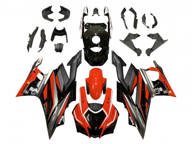 2022-2024 Yamaha YZF R3/R25 Motorcycle Fairings - Red Grey Black ENEOS Australia