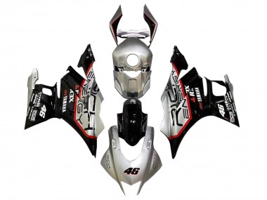2022-2024 Yamaha YZF R3/R25 Motorcycle Fairings - Silver Red Black 46 Australia
