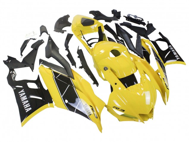 2022-2024 Yamaha YZF R3/R25 Motorcycle Fairing - Yellow Black Australia
