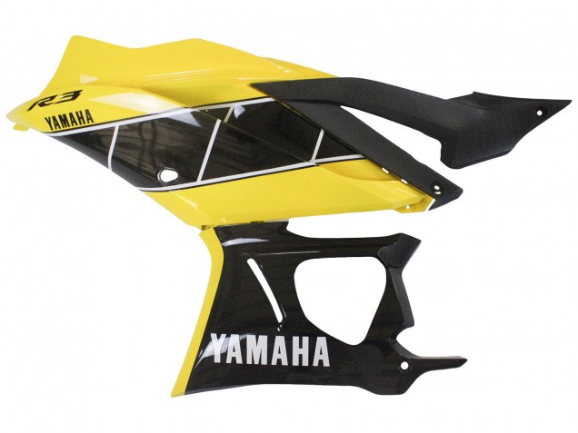 2022-2024 Yamaha YZF R3/R25 Motorcycle Fairing - Yellow Black Australia