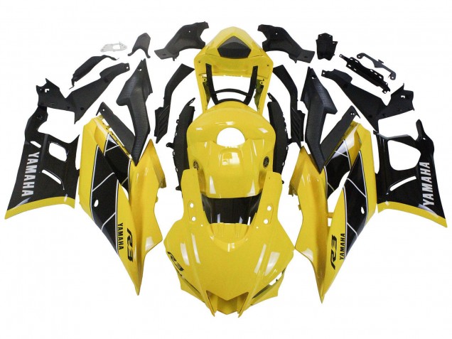 2022-2024 Yamaha YZF R3/R25 Motorcycle Fairing - Yellow Black Australia