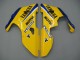 2000-2001 Yamaha YZF 1000 R1 Motorcycle Fairings - White Yellow Blue Motul Camel Australia