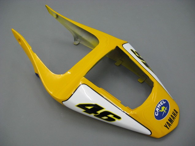 2000-2001 Yamaha YZF 1000 R1 Motorcycle Fairings - White Yellow Blue Motul Camel Australia